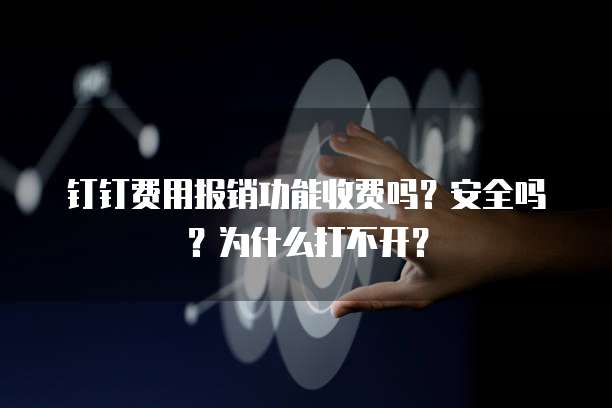 钉钉费用报销功能收费吗?安全吗?为什么打不开?