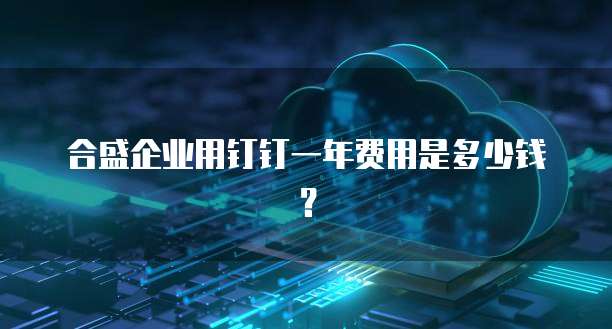 合盛企业用钉钉一年费用是多少钱?