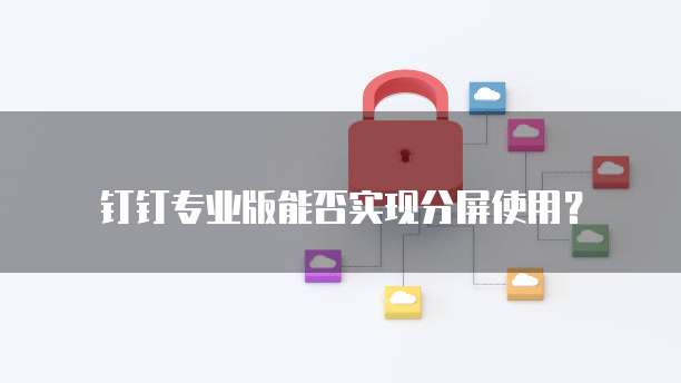 钉钉专业版能否实现分屏使用?