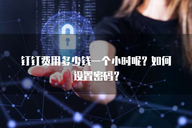 钉钉费用多少钱一个小时呢?如何设置密码?