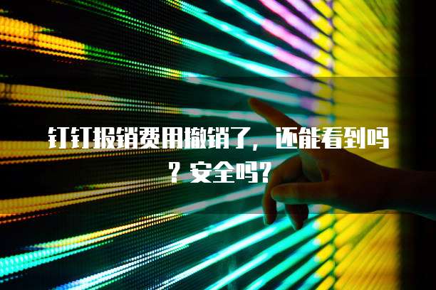 钉钉报销费用撤销了,还能看到吗?安全吗?