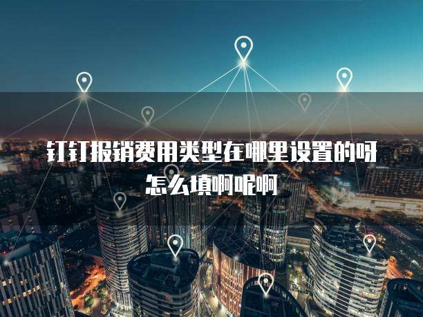 钉钉报销费用类型在哪里设置的呀怎么填啊呢啊