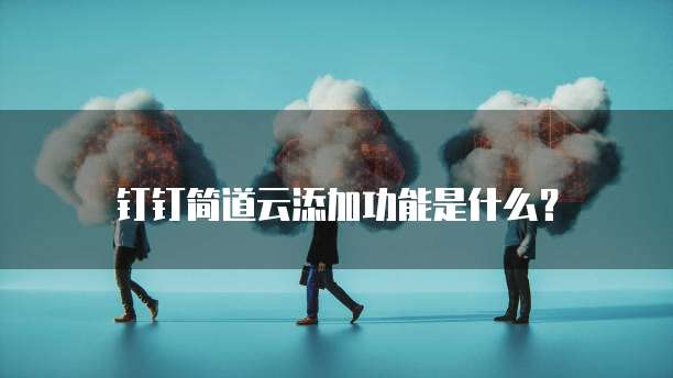 钉钉简道云添加功能是什么?