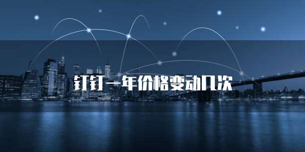 钉钉一年价格变动几次