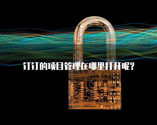 钉钉的项目管理在哪里打开呢?