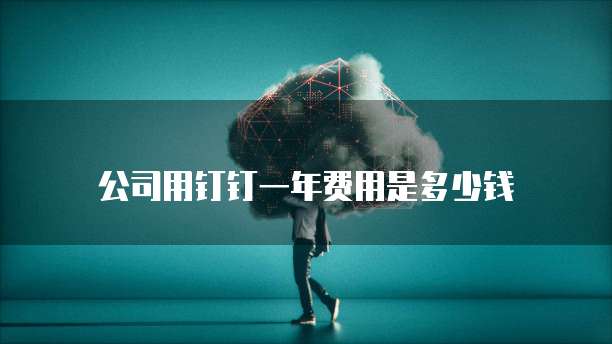 公司用钉钉一年费用是多少钱