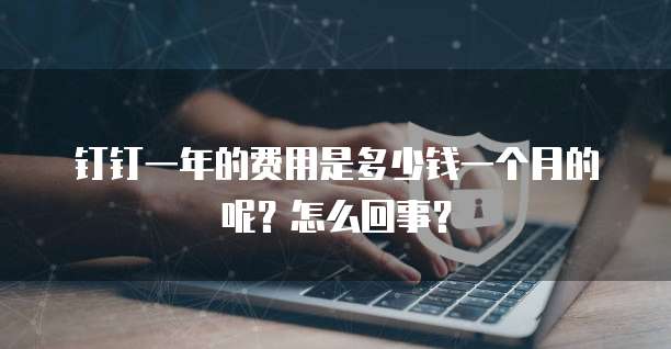 钉钉一年的费用是多少钱一个月的呢?怎么回事?
