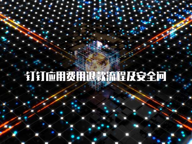 钉钉应用费用退款流程及安全问