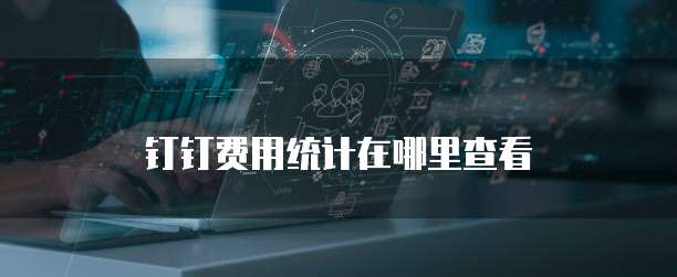 钉钉费用统计在哪里查看