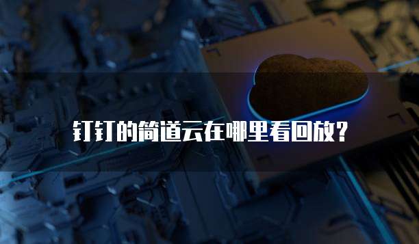 钉钉的简道云在哪里看回放?