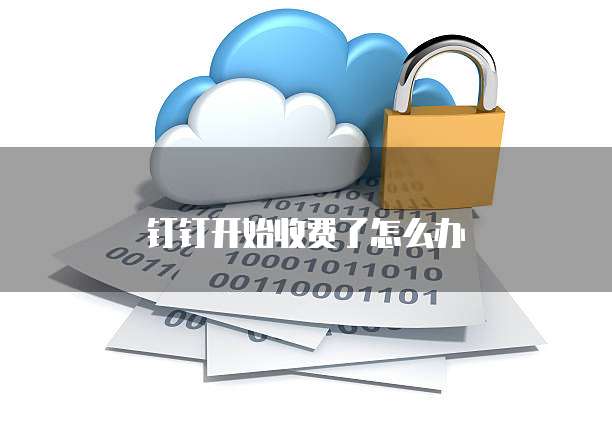 钉钉开始收费了怎么办
