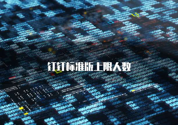 钉钉标准版上限人数