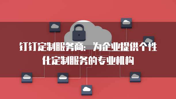 钉钉定制服务商：为企业提供个性化定制服务的专业机构