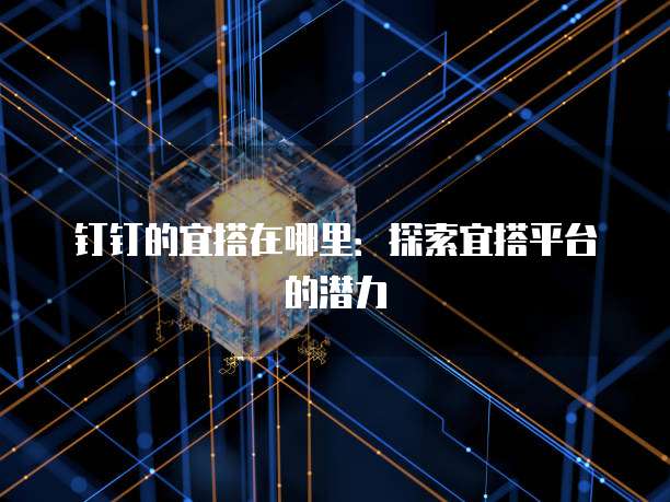 钉钉的宜搭在哪里：探索宜搭平台的潜力