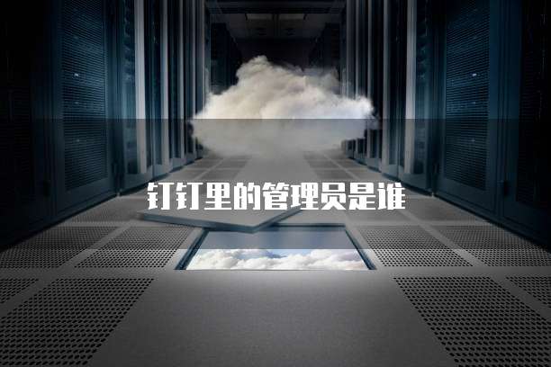 钉钉里的管理员是谁