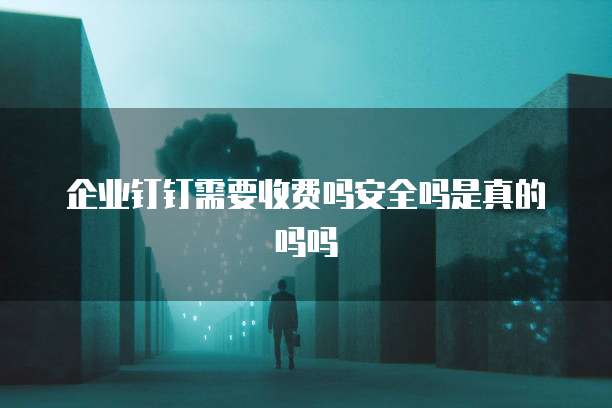 企业钉钉需要收费吗安全吗是真的吗吗