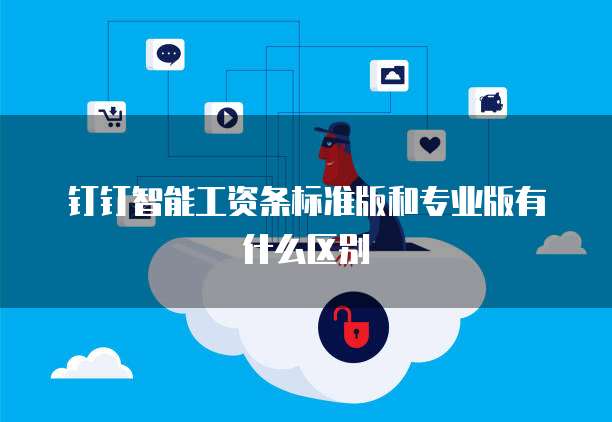 钉钉智能工资条标准版和专业版有什么区别