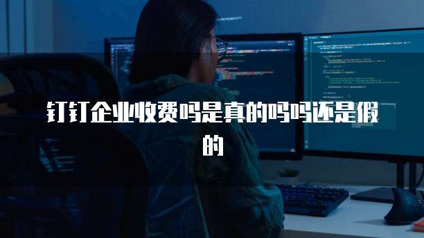 钉钉企业收费吗是真的吗吗还是假的