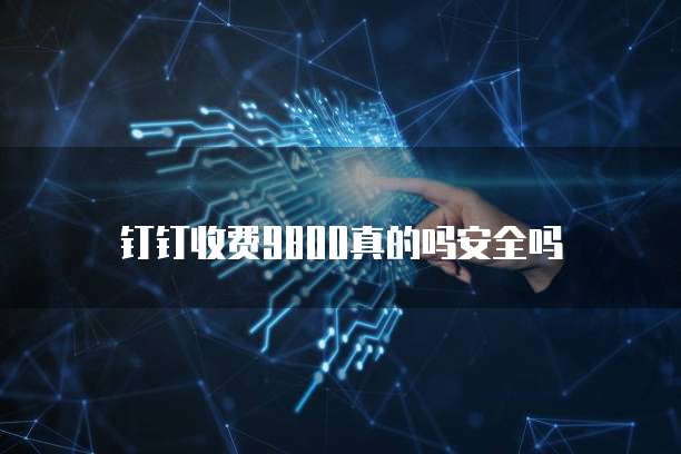 钉钉收费9800真的吗安全吗